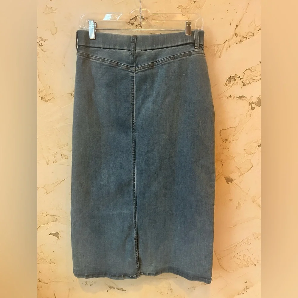 NWT Canyon Retreat Long Denim Skirt | Classic Long Blue Jean Skirt Size 8 - Picture 5 of 10